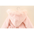 Rosa koreanische stly Mäntel für Prinzessin Mädchen Rosa Kleidung warme Langarm Hoodie Mäntel für Weihnachten